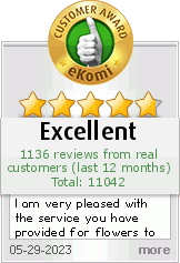 Customer review: I am very pleased with the service you have provided for flowers to my mom! One year, when flowers began to wilt a day or 2 after delivery, she called just to advise you and you provided new flowers, Customer review: I am very pleased with the service you have provided for flowers to my mom! One year, when flowers began to wilt a day or 2 after delivery, she called just to advise you and you provided new flowers,